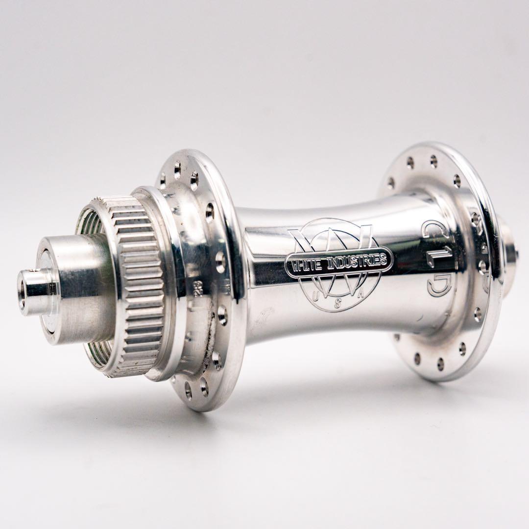 WHITE INDUSTRIES CLD 前後ハブ28H シマノHGポリッシュ