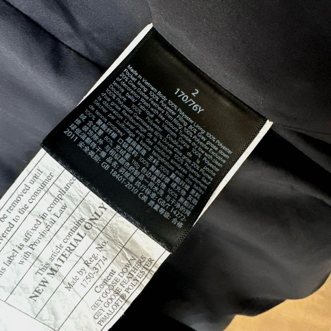 Lululemon ブラックダウンベスト フード付き