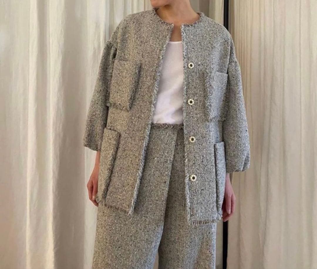 Greed International ツイード ジャケット コート