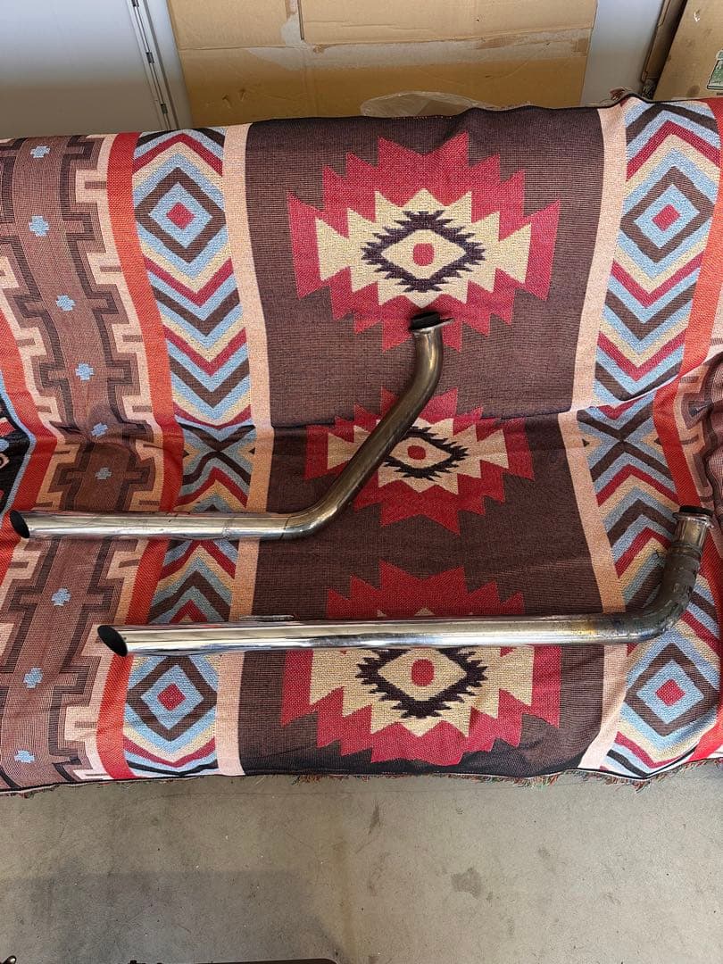 ショベルヘッド スラッシュカットマフラー