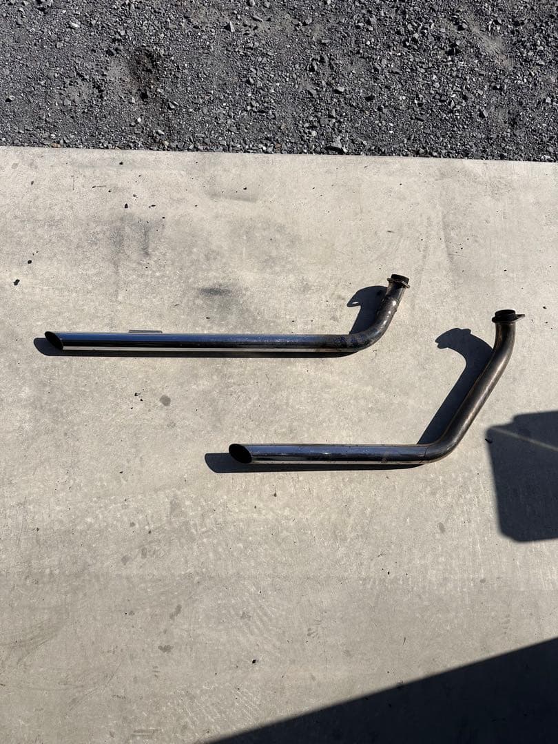 ショベルヘッド スラッシュカットマフラー