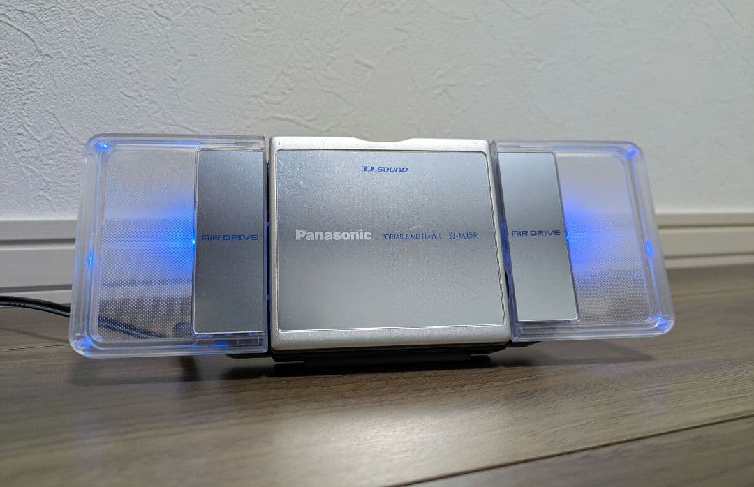 Panasonic MDプレーヤー SJ-MJ59 シルバー　動作品
