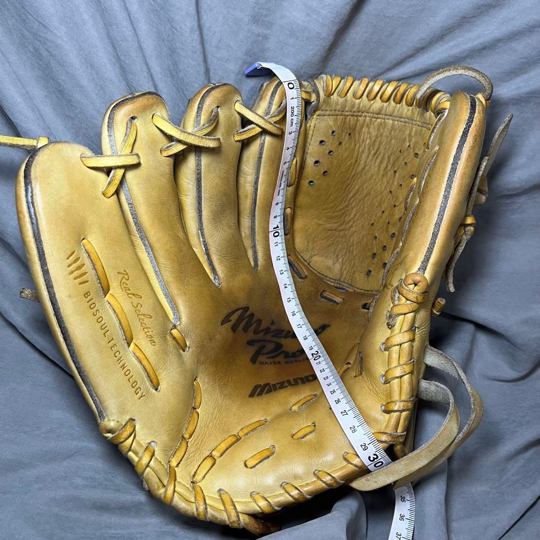 ミズノプロ　硬式投手用グラブ　旧タグラベル　左投げ用　左利き