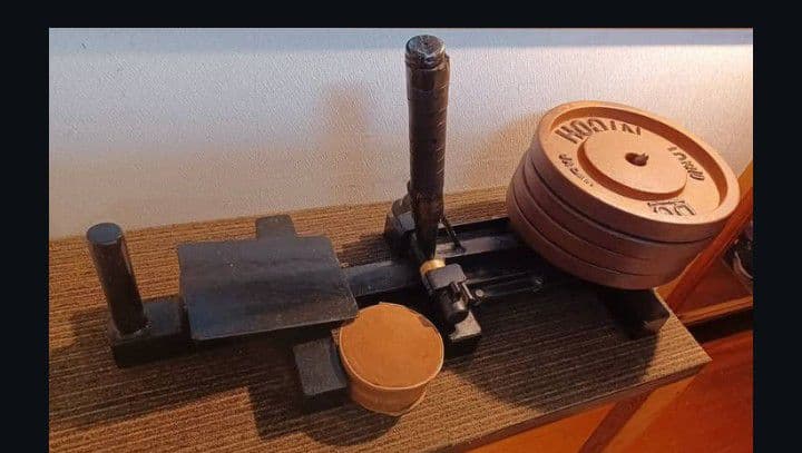 ⚠️引き取り限定発送不可 高重量用 腕相撲器具 10kgプレート4枚付き