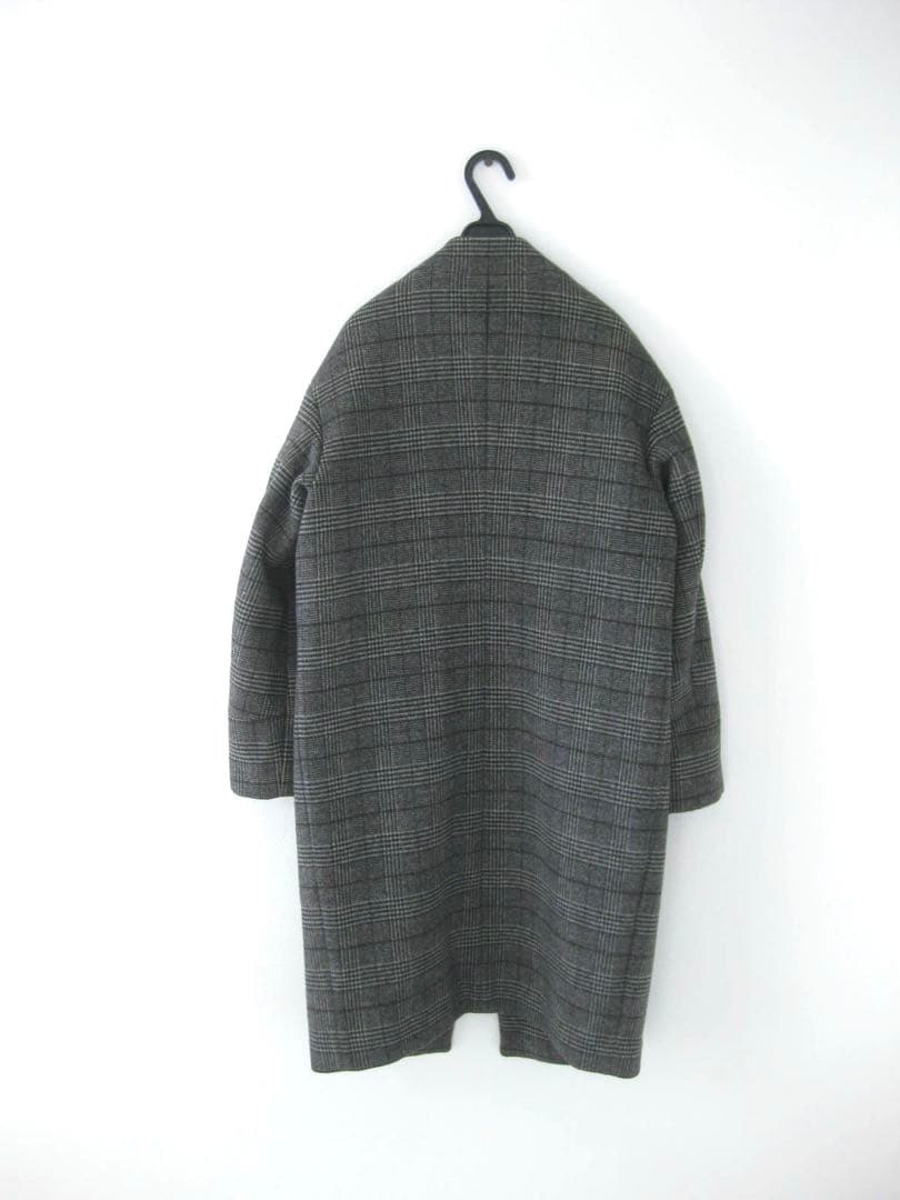 美品！ユナイテッドアローズ チェスターコート36 ロング丈 グレンチェック