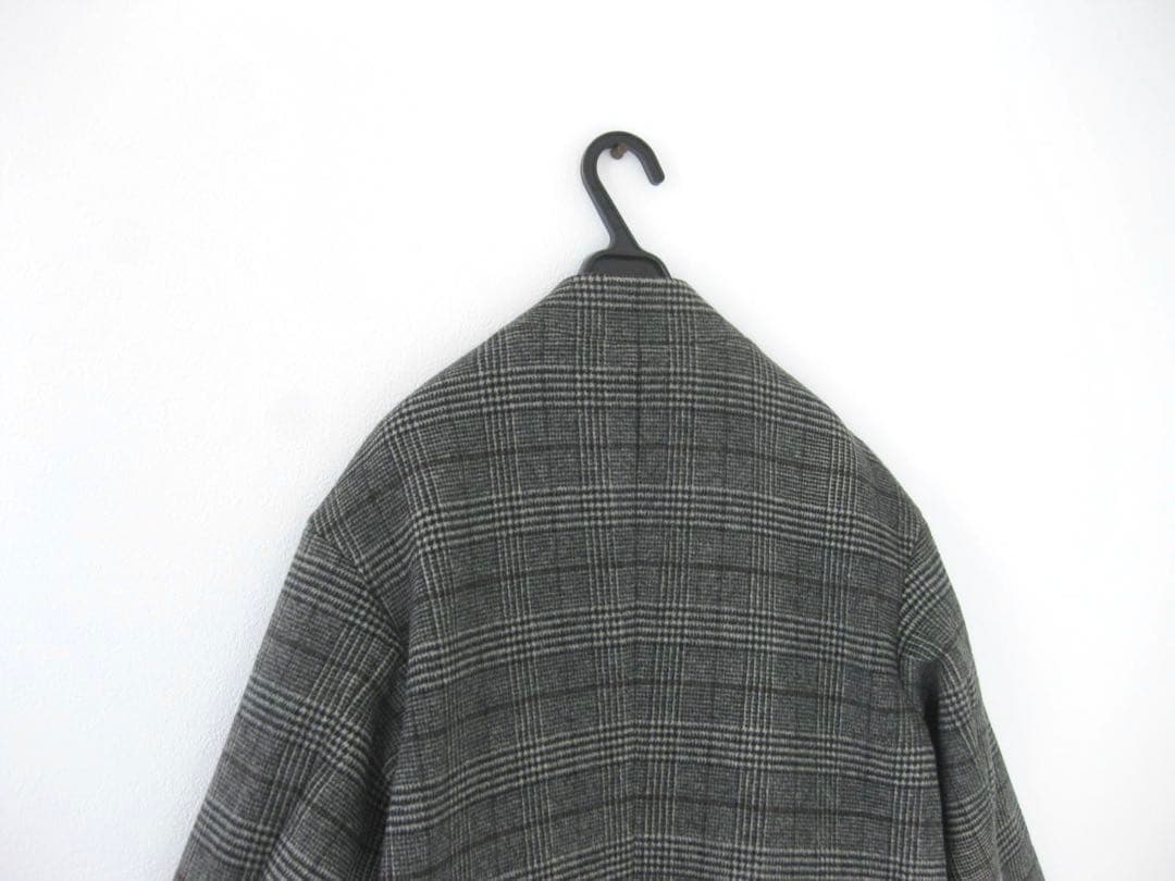美品！ユナイテッドアローズ チェスターコート36 ロング丈 グレンチェック