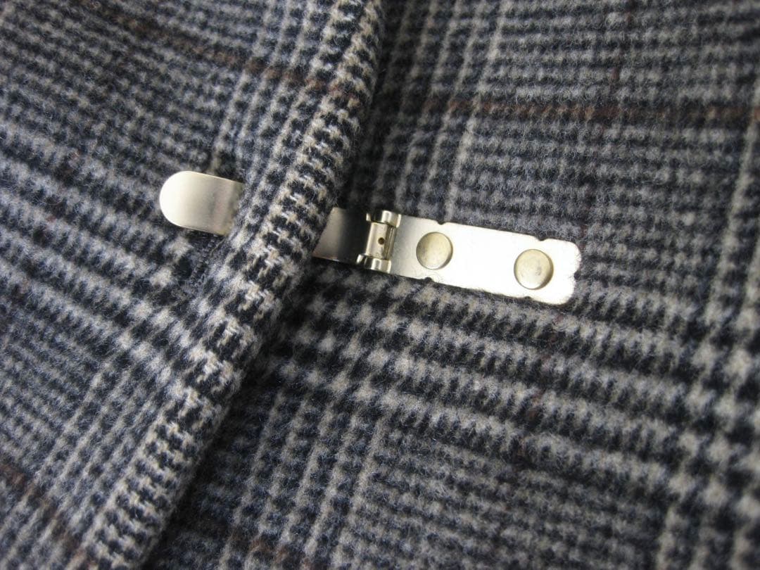 美品！ユナイテッドアローズ チェスターコート36 ロング丈 グレンチェック