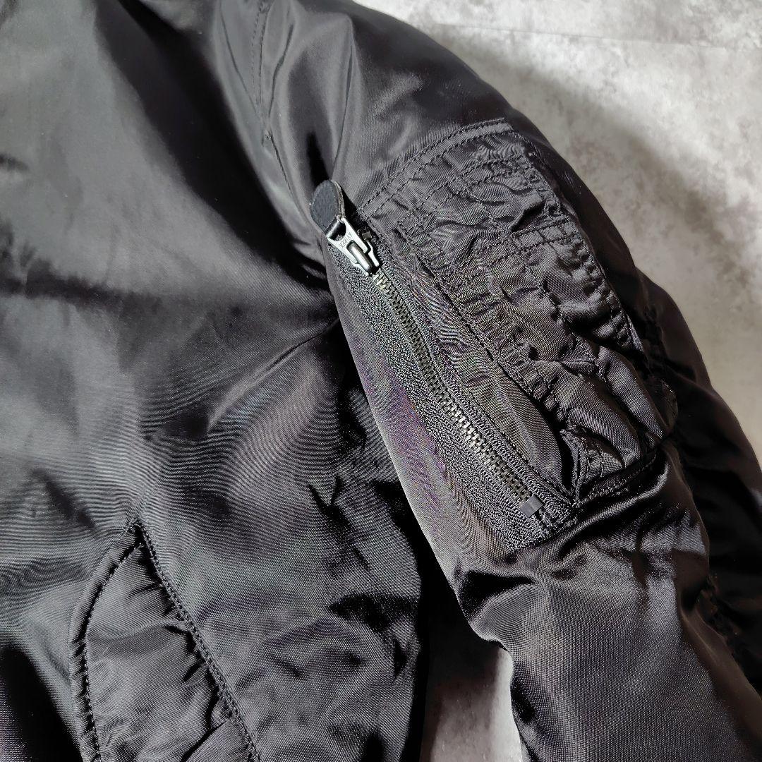 美品✨アヴィレックス　 MA-1 フライトジャケット　リバーシブル　黒　L