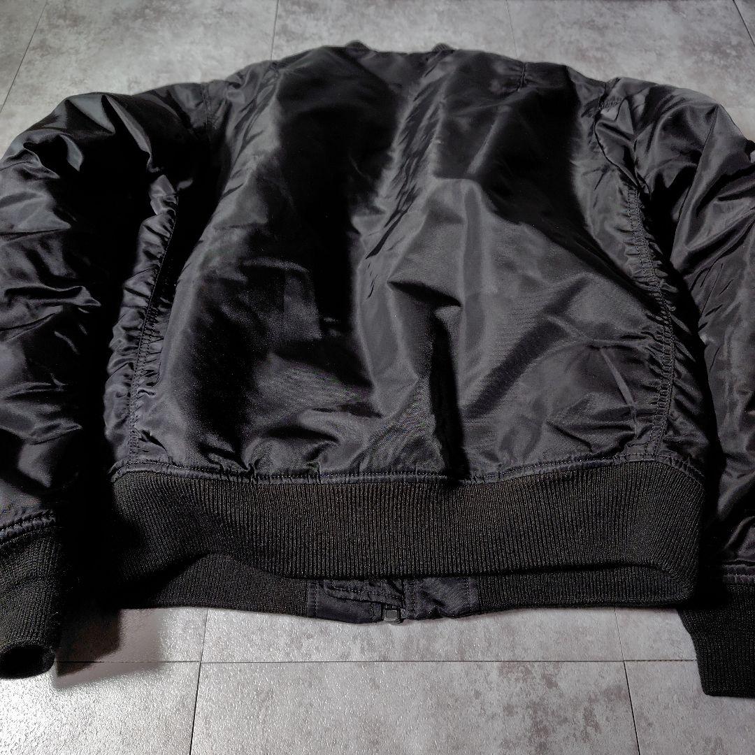 美品✨アヴィレックス　 MA-1 フライトジャケット　リバーシブル　黒　L