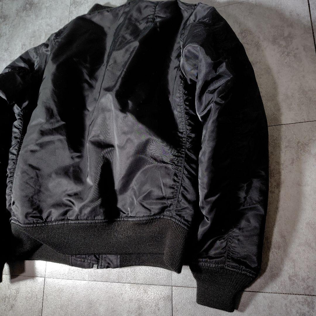 美品✨アヴィレックス　 MA-1 フライトジャケット　リバーシブル　黒　L