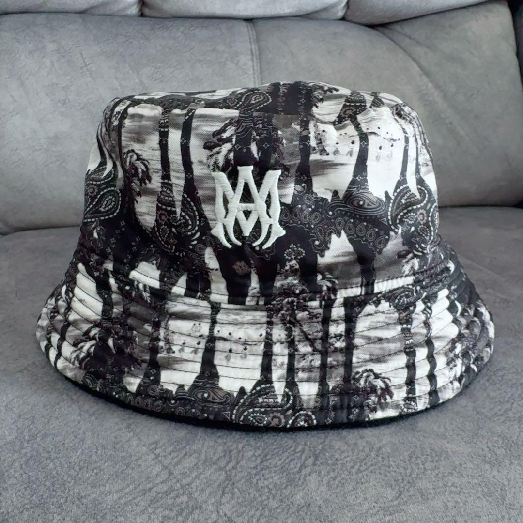 専用【新品】AMIRI アミリ リバーシブル バケットハット 黒 ユニセックス