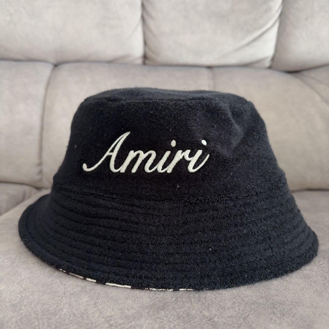 専用【新品】AMIRI アミリ リバーシブル バケットハット 黒 ユニセックス