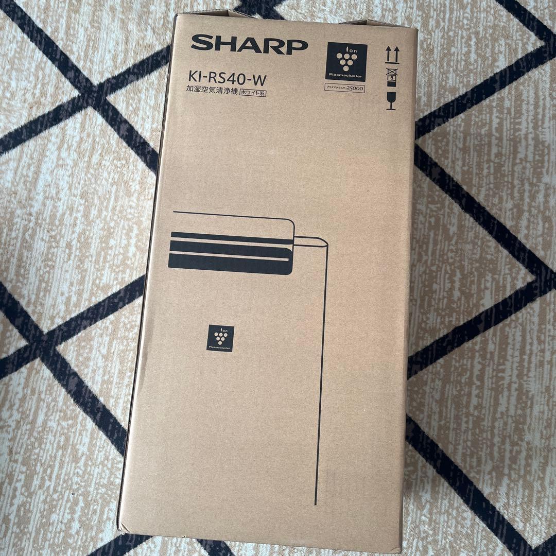 SHARP KI-RS40-W WHITE シャープ 加湿空気清浄機 新品未使用