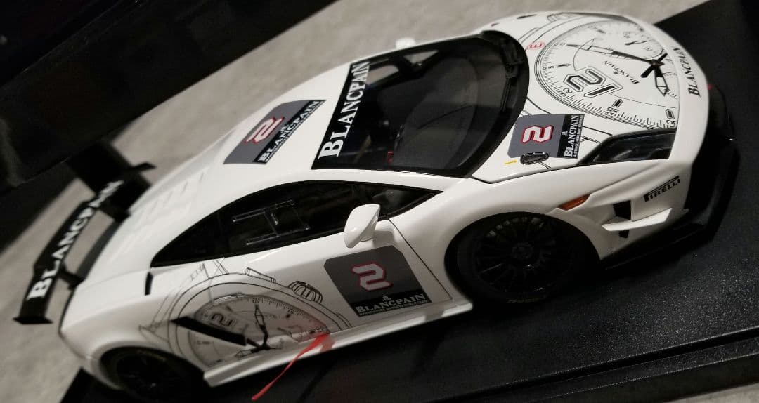 【美品】1/18 オートアート　ランボルギーニ　ガヤルド　BLANCPAIN