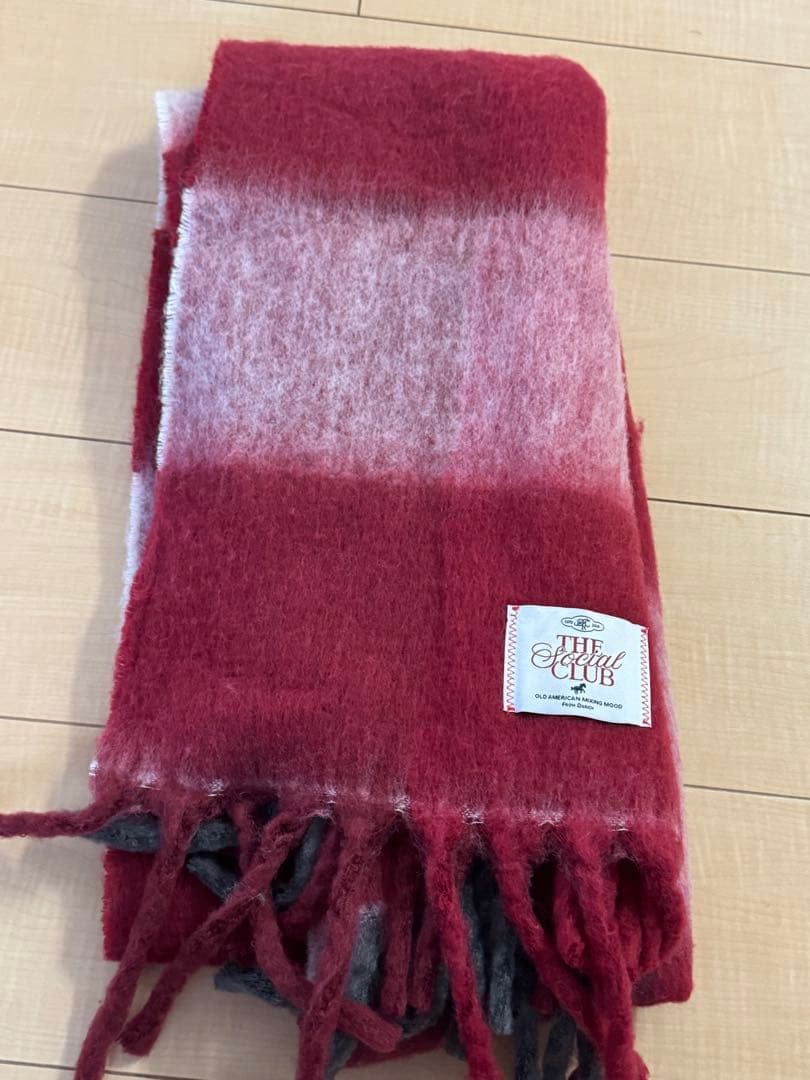 ダーリッチ darich チェックボリュームマフラー 名古屋6周年限定ノベルティ