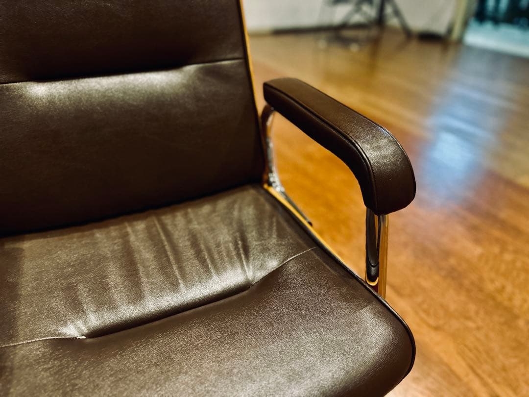 ミッドセンチュリー / ラウンジチェア / レザー×ウッド / ブラウン