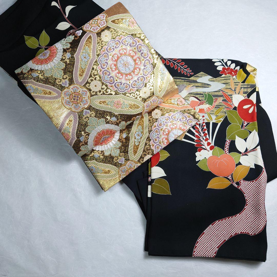 正絹 袋帯 六通柄 三越誂製 正倉院図案 高級 振袖 極上 逸品