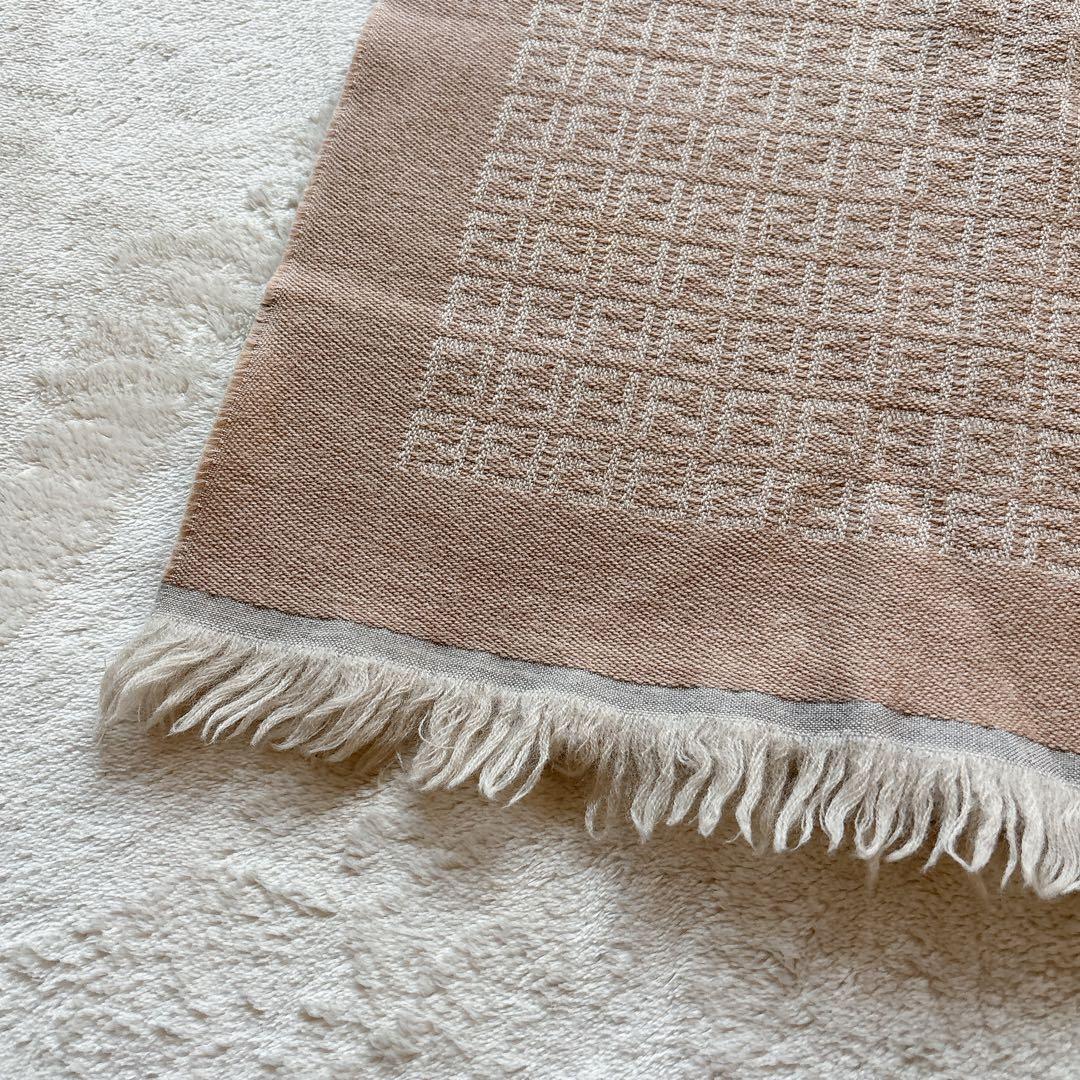 FENDI フェンディ✨ズッカ柄 ウールストール フリンジ イタリア製