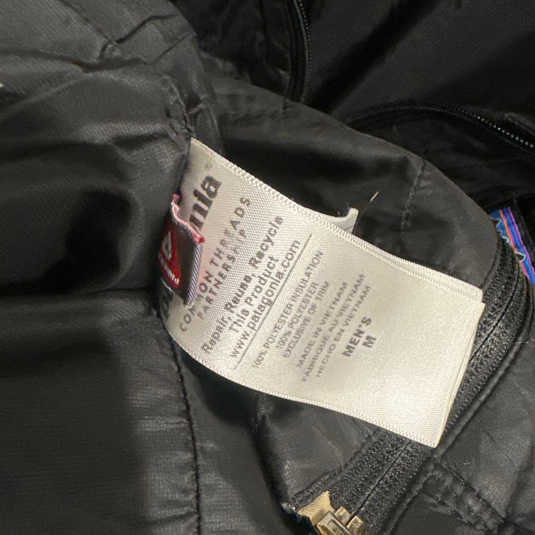 patagonia メンズ ナノパフ　ベスト M 黒　ダウン