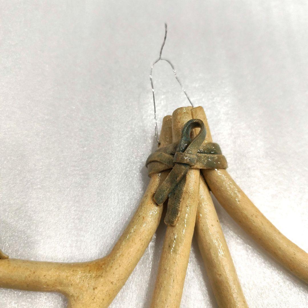 人気作家★大野素子★花束　壁掛け　ウォールインテリア　陶人形 信楽焼