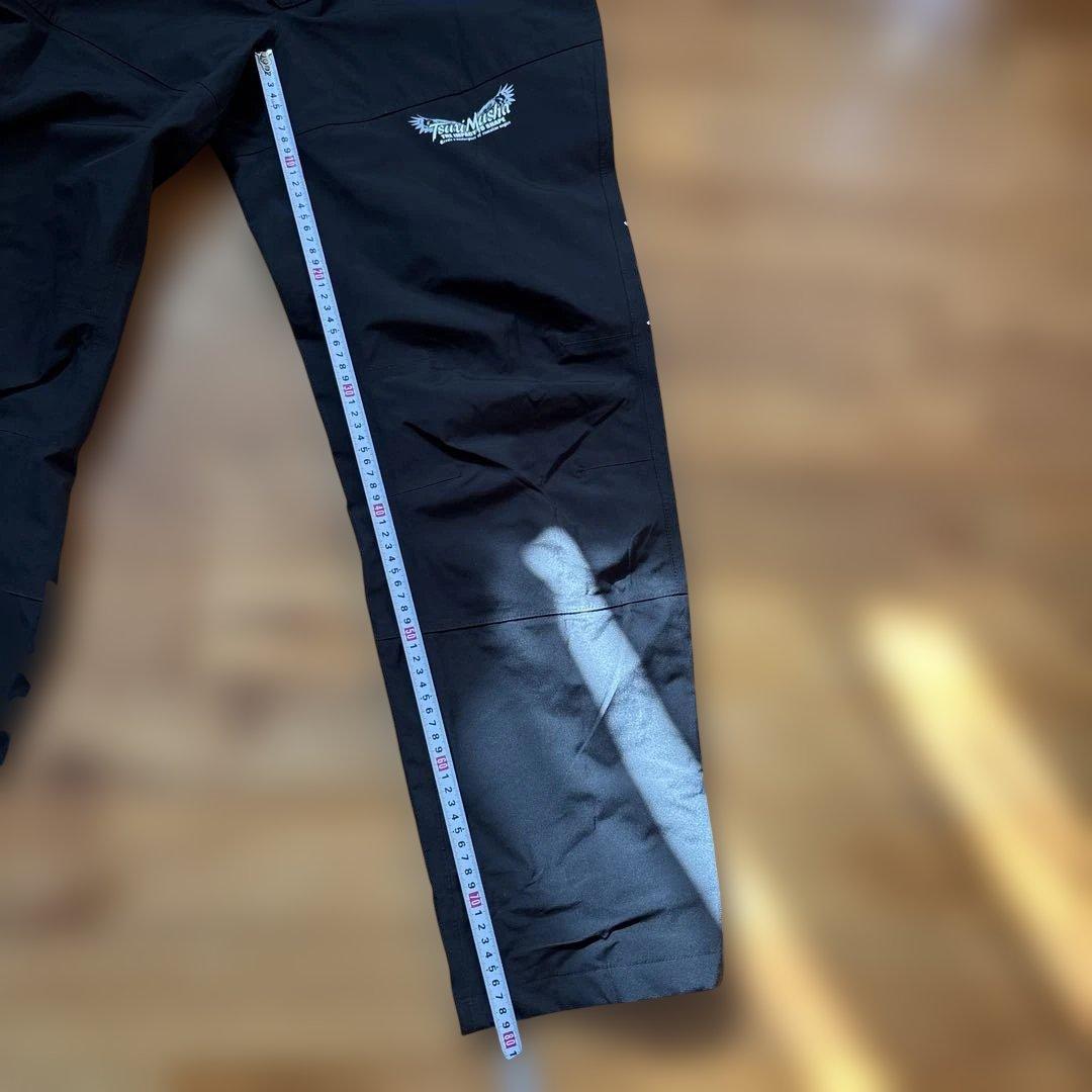 使用感少ない　釣武者　3レイヤー　サプトルストレッチレインスーツ　サンライン