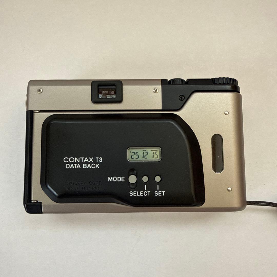 CONTAX T3 D フィルムカメラ （チタン）データバック