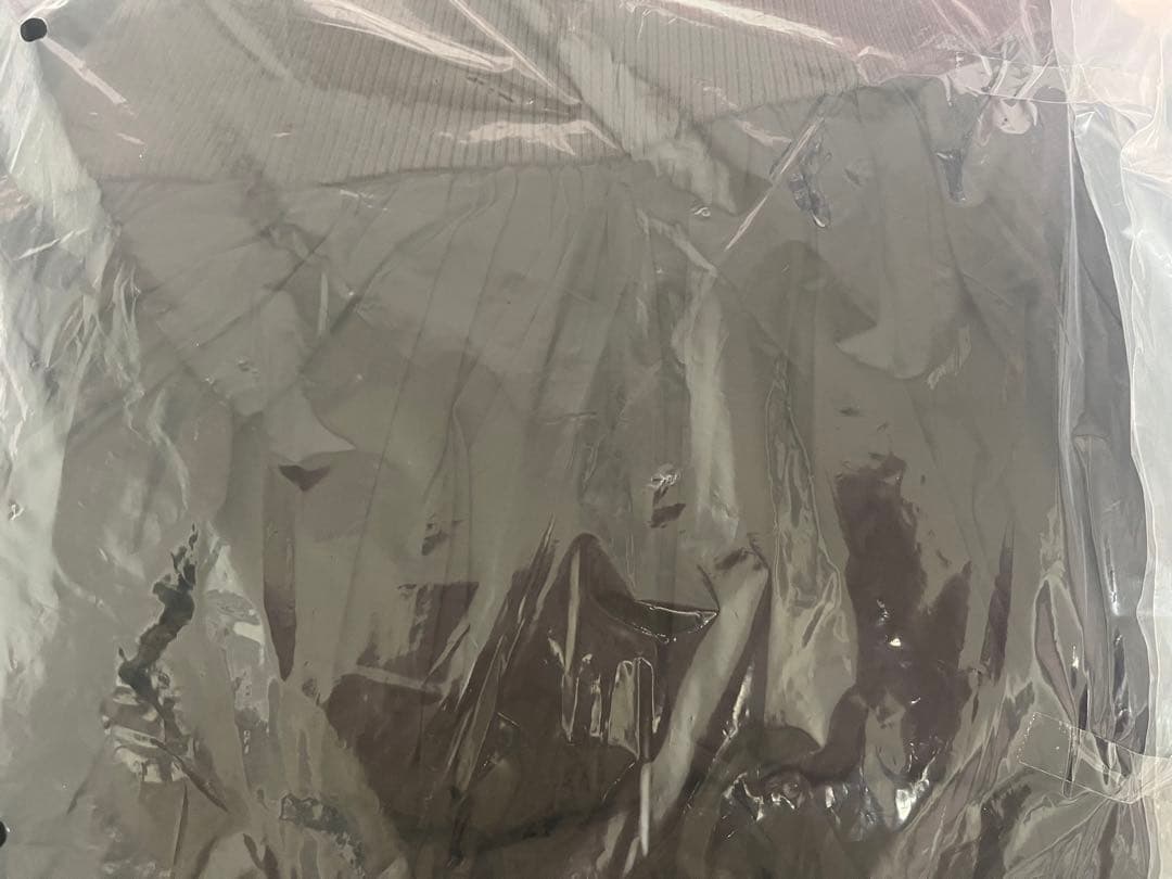 新品タグ付 anuans ボートネックイレギュラーヘムドッキングニットワンピース