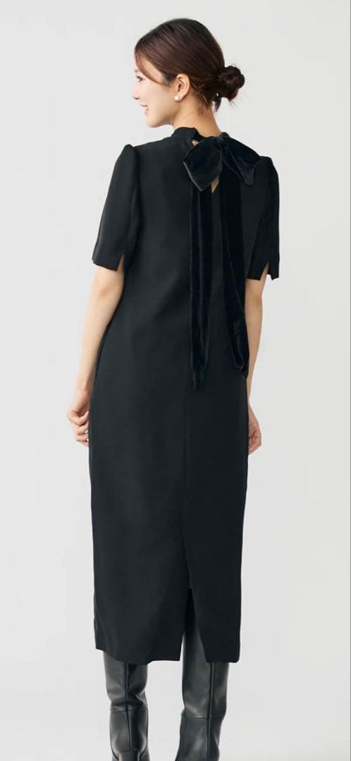 3pattern ribbon dress/Audire アウディーレ