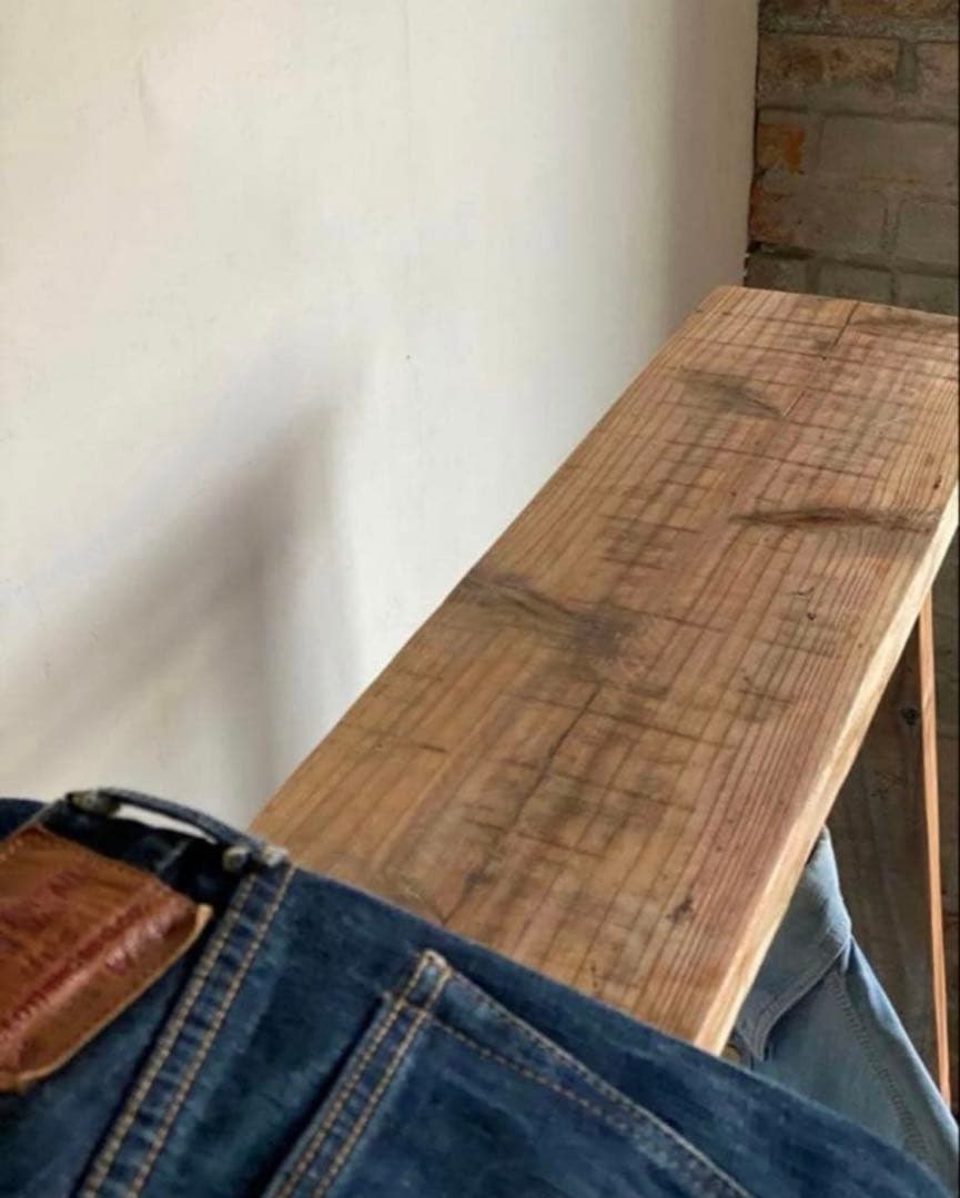 専用　特注フルオーダー　古材　ハンガーラック　無垢材　12/07まで出品予定