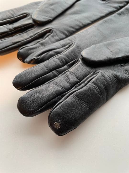 Hermès グローブ SOYA ゴールド金具