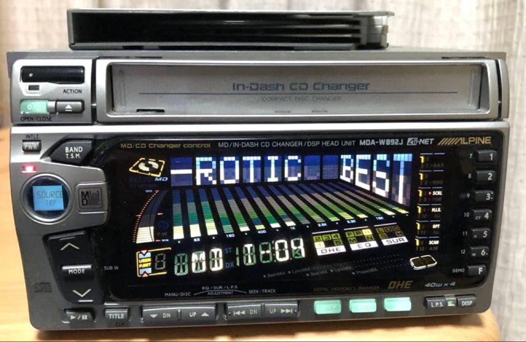 アルパイン　MDA-W892J 3CD ALPINE MDA-W890J