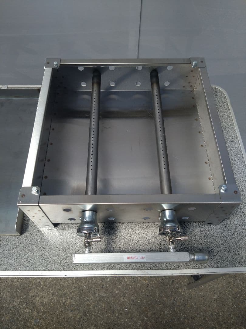 未使用品 鉄板焼き ガスグリラー LPG 幅45cm コンパクト 業務用 ケバブ