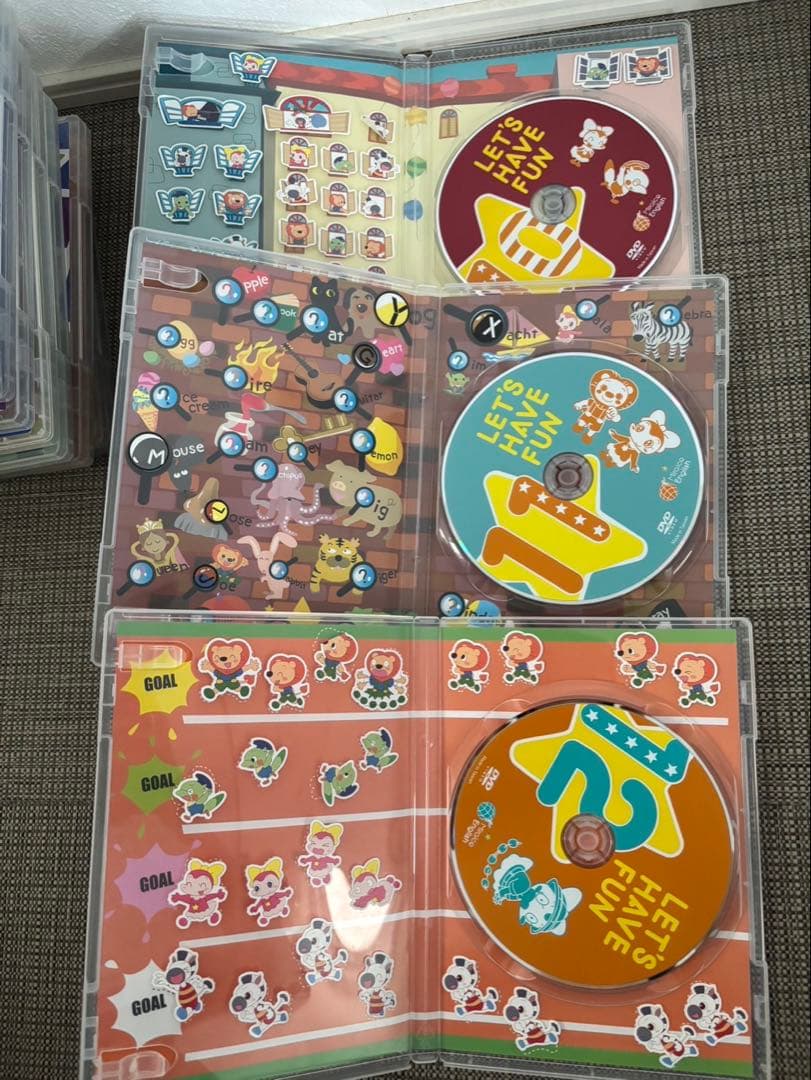 ミライグリッシュ　DVD15枚、CD3枚のみ(ケース・BOXなし)