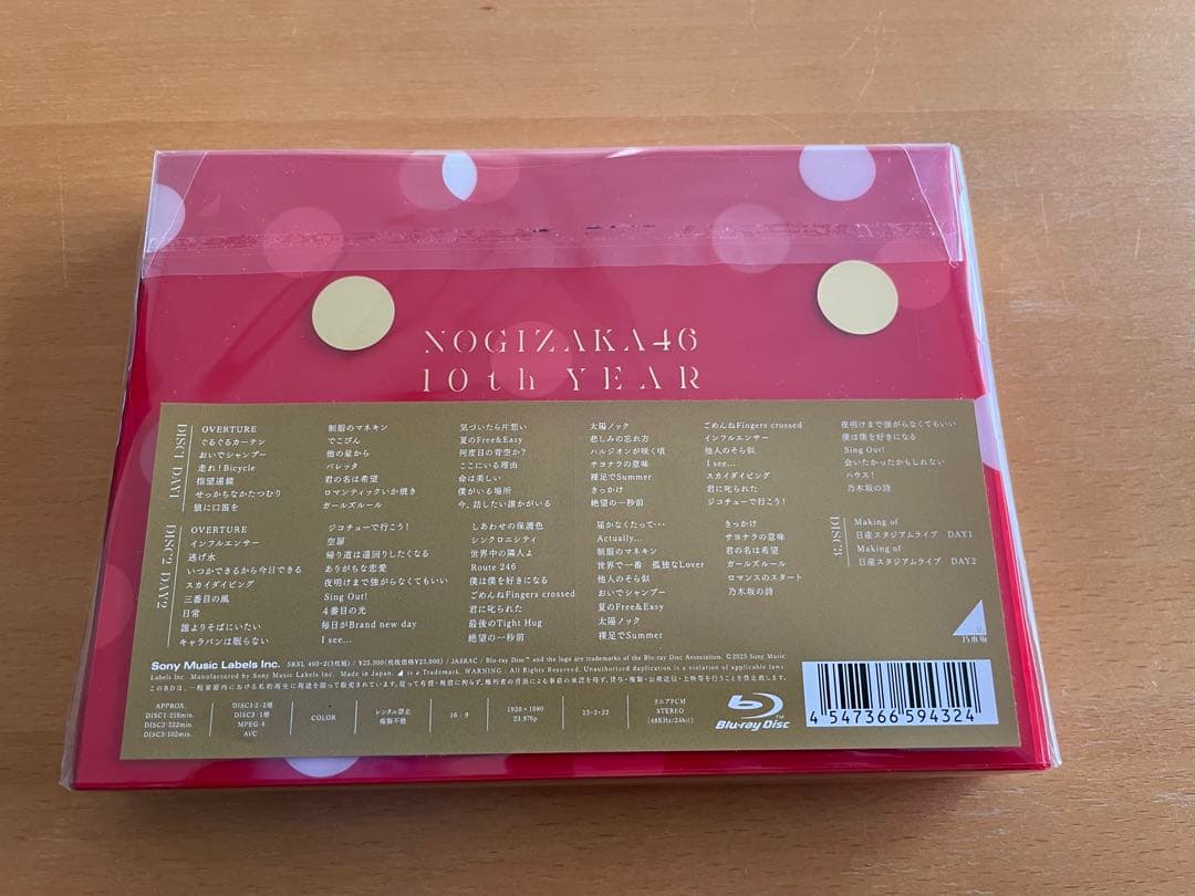乃木坂46 10th BIRTHDAY LIVE Blu-ray 3枚組 難あり