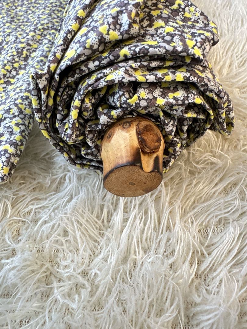 美品 トラディショナルウェザーウェア ー 折りたたみ傘 リバティ イエロー