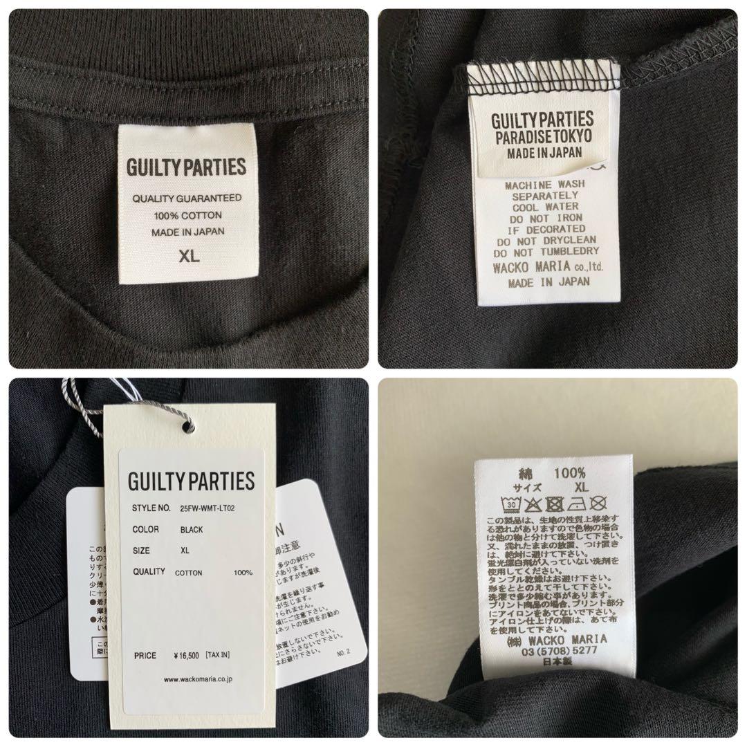 黒XL【WACKOMARIA】TIM LEHI L/S／新品タグ付／送料込