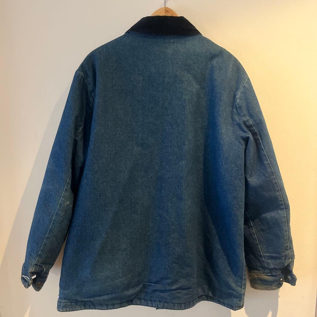 タ*ラ様 70s BIG BEN デニムカバーオール コーデュロイ襟付き vin