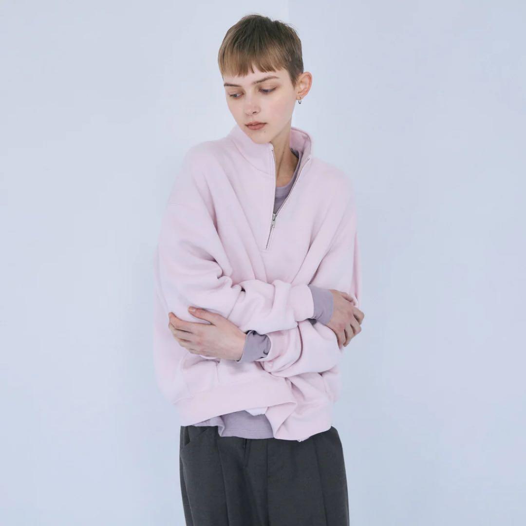 ゆてらVolume Sweat スタンドカラープルオーバー