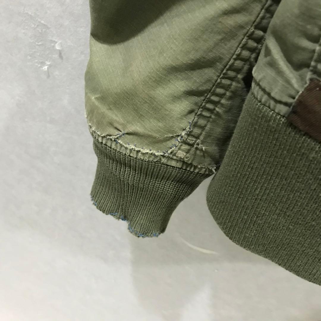 ＡＶＩＲＥＸ ３５周年モデル ＭＡ-1 フライトジャケット レア カーキ Ｌ