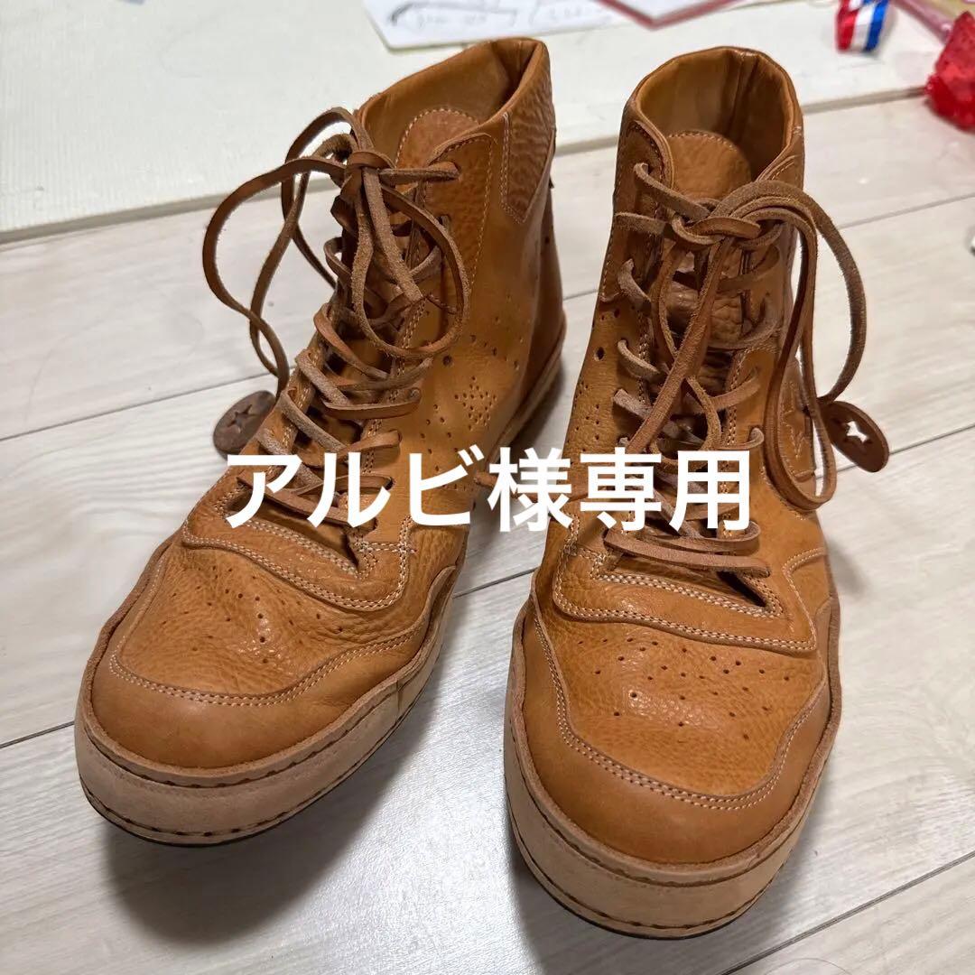 CONVERSE x SAK ダブルネームレザーブーツ
