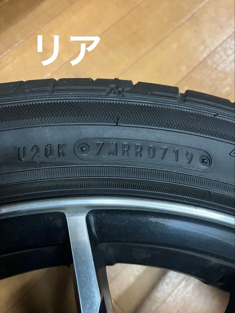 タイヤ　ホイール4本セット 215−45−17 100ピッチ