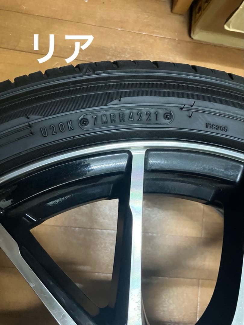 タイヤ　ホイール4本セット 215−45−17 100ピッチ