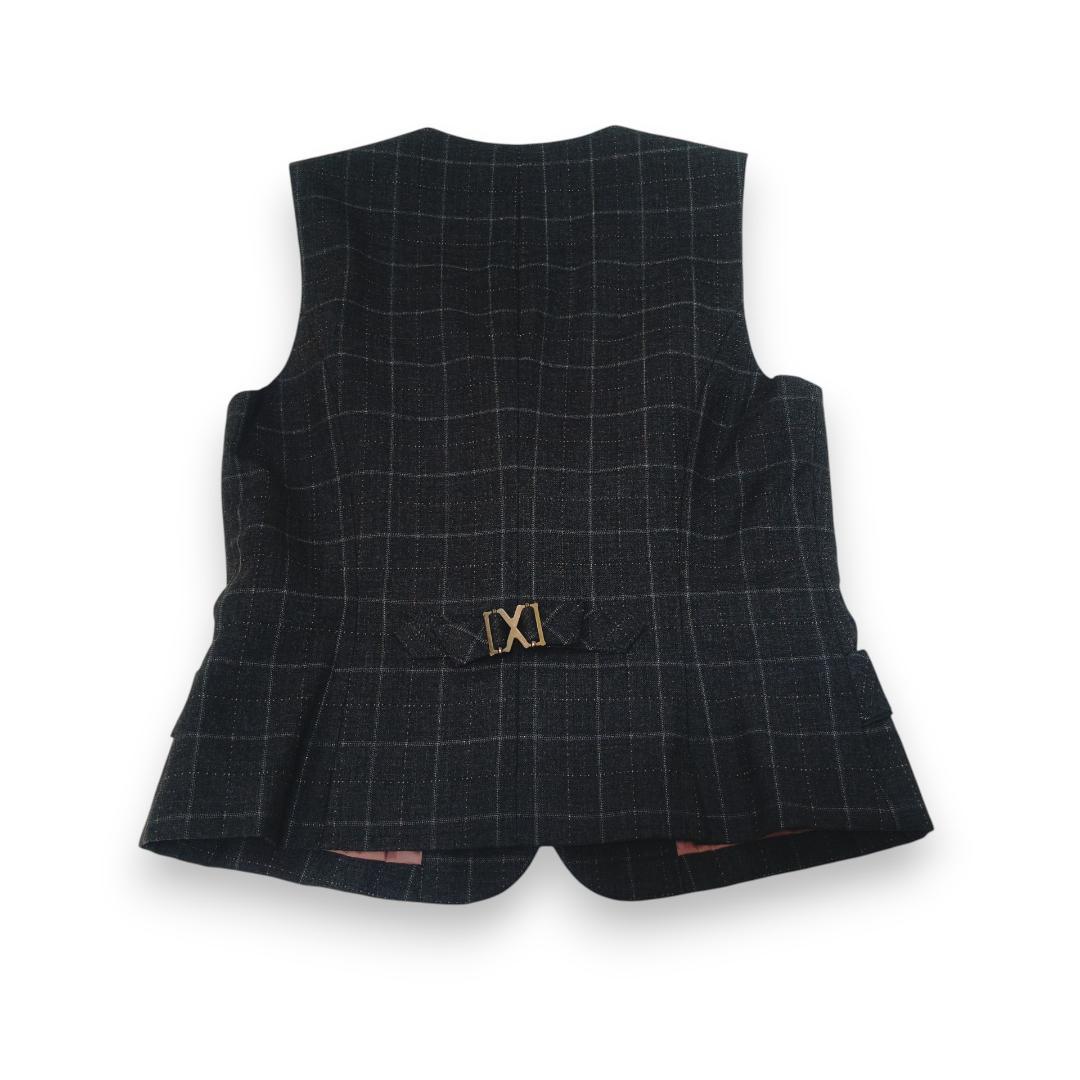 【美品】BONMAX　Amatir　事務服　9号　グレースーツ3点セット　女性