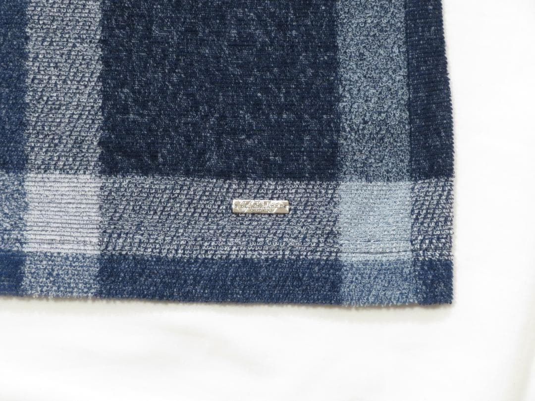 ブラックレーベルクレストブリッジ　半袖チェックカットソー　Mサイズ 　青系