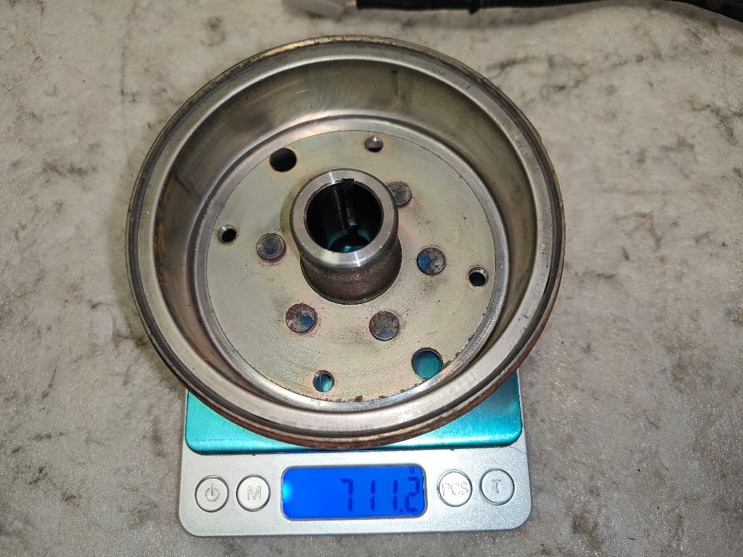 SE12J シグナスX 純正ローター改 軽量加工済み ジェネレーター付き