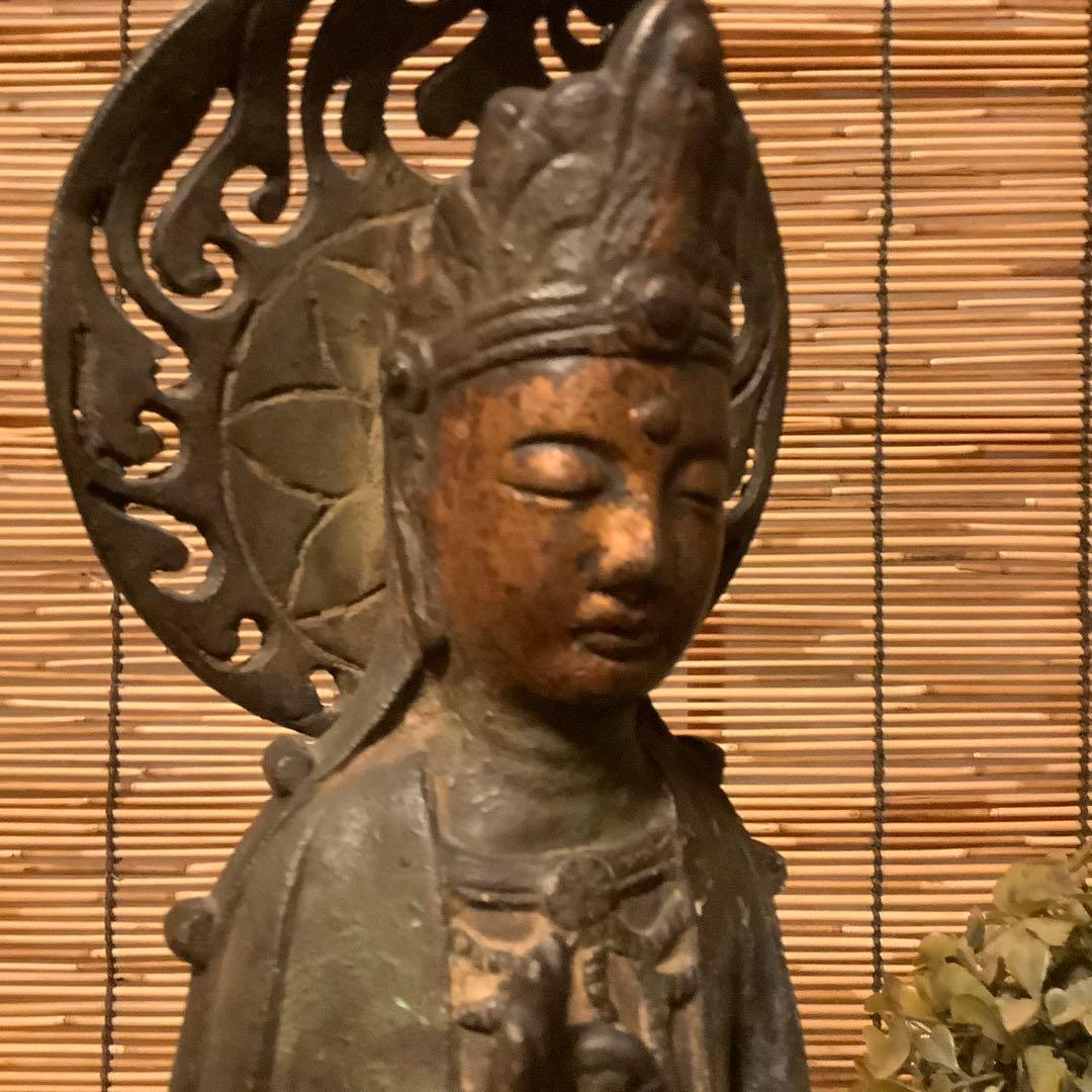 朝鮮・身代観音「難避け観世音菩薩」高句麗・百済・新羅・左腕残欠・寺院・古銅