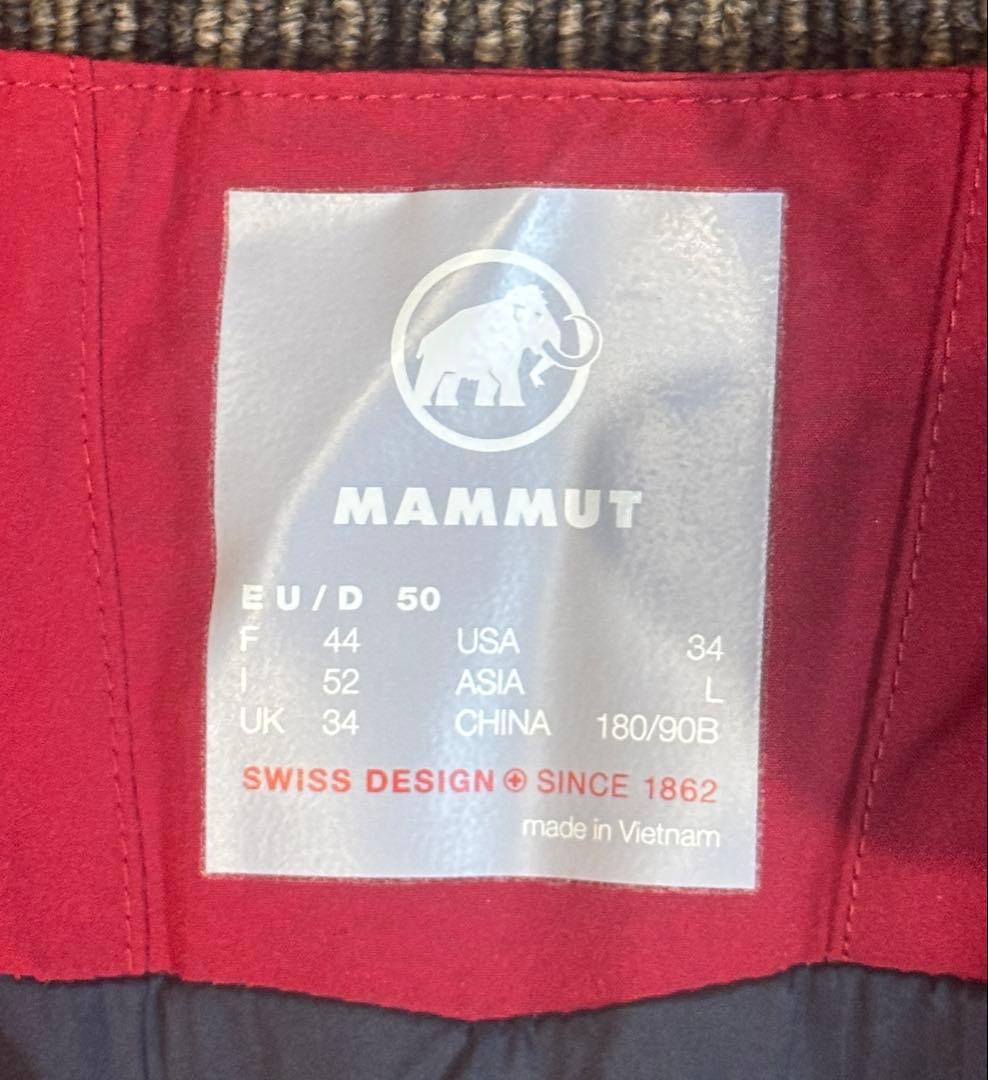MAMMUT スキー・スノーボードパンツ　メンズ　Lサイズ　美品　正規品
