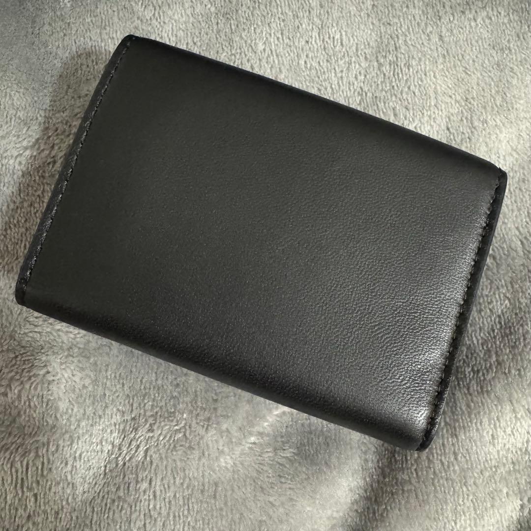 Bottega Veneta ブラック三つ折り財布