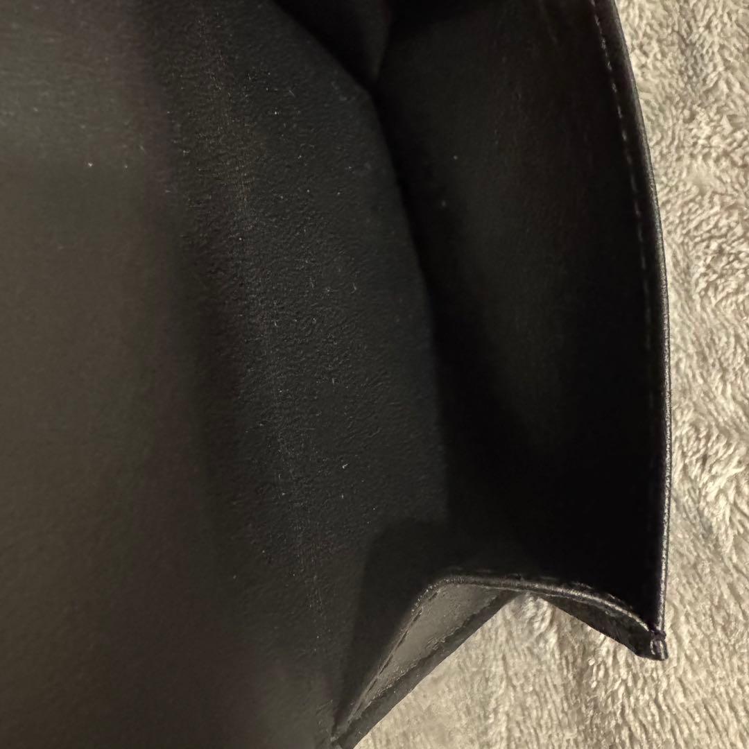 Bottega Veneta ブラック三つ折り財布