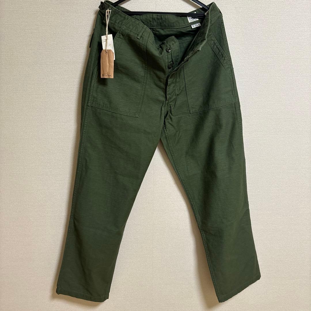 orslow ファティーグ　ベイカーパンツ　カーキ　サイズ4 XL